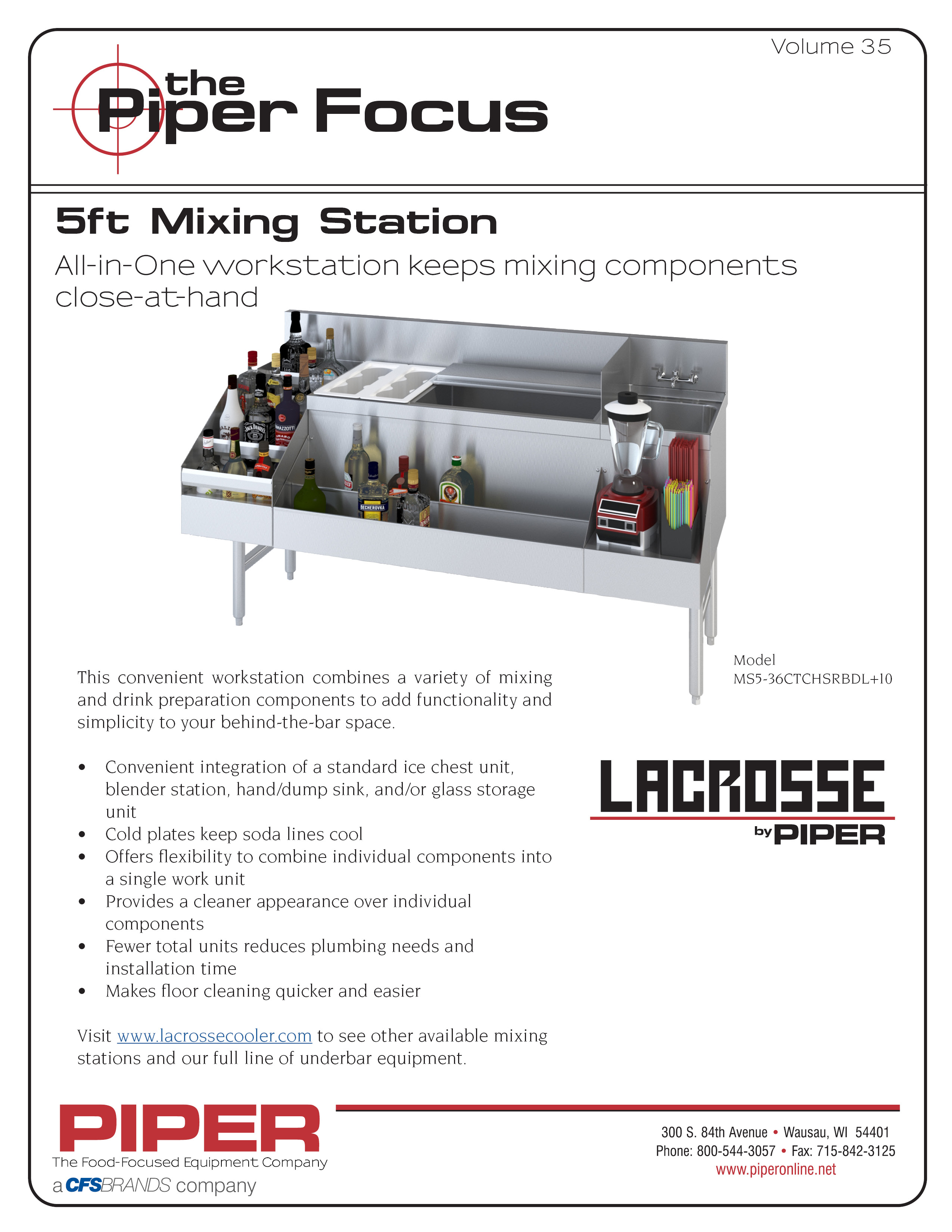 Piper Focus Mixing Stations